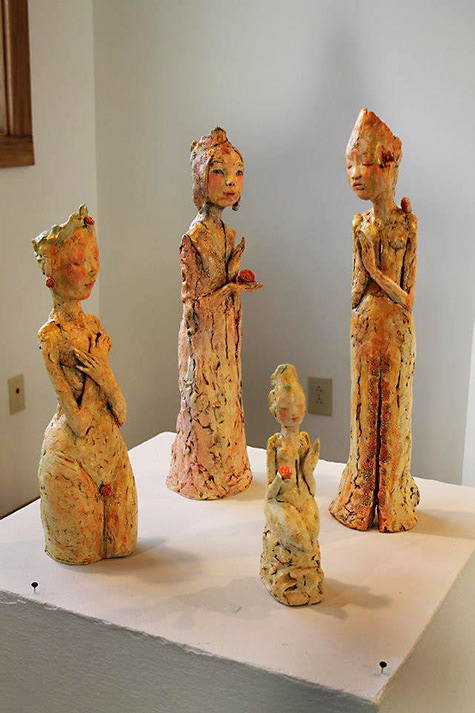 Pat Swyler ceramic statues
