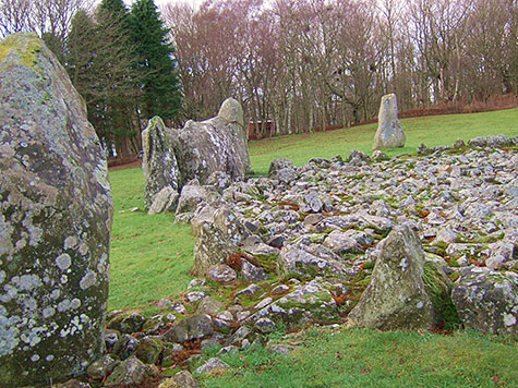 loanhead of daviot Stone Circle in Aberdeenshire
