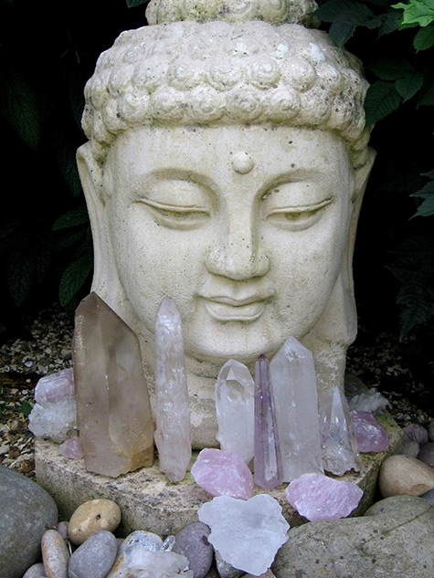 Crystal Healing Buddha
