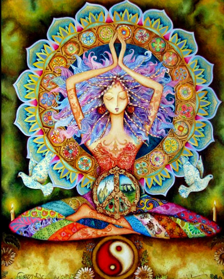 yogini painting by Holly Sierra