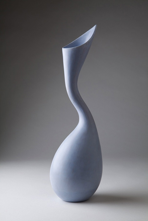Tina Vlassopulos contemporary blue vase