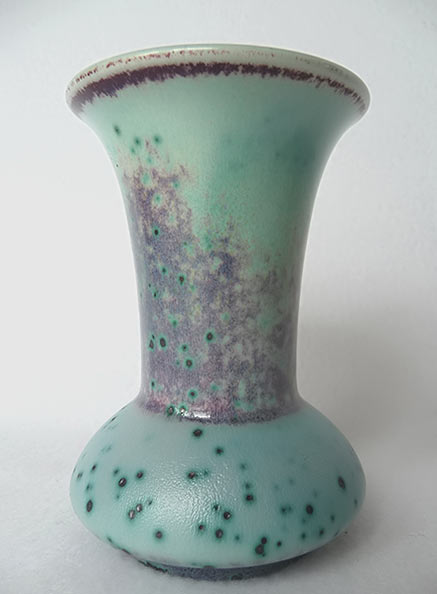 Ruskin High Fired Pottery Vase