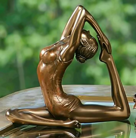 Yoga merged with clayart