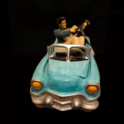 Elvis-Blue-Suede-shoes-cookie-Jar