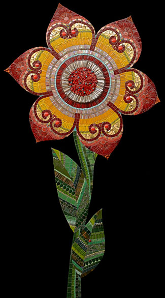 Irinia-Charny mosaic flower
