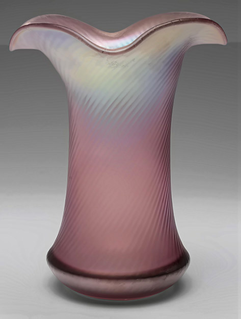 Art Nouveau glass vase