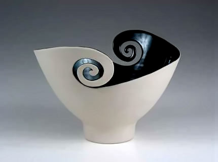 Contemporary Swirl Bowl - DiVanityDesigns