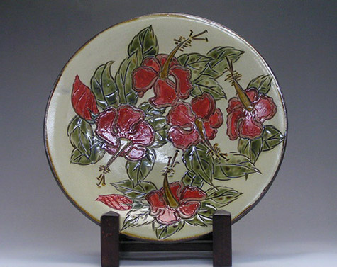 Hibiscus Flower Plate - Samsung Miyagi