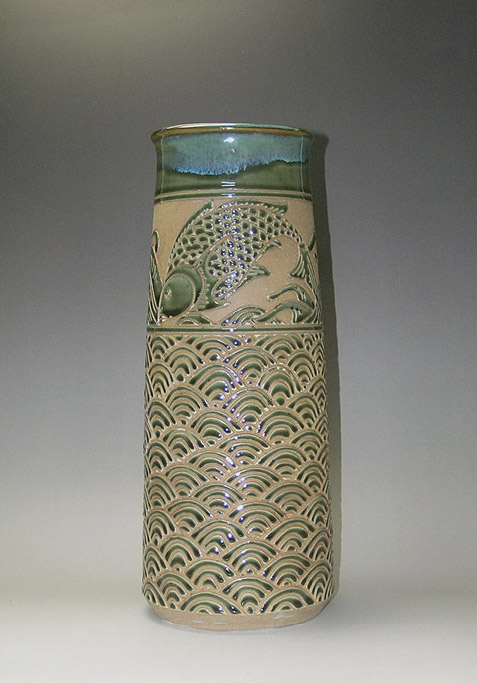 Samsung Miyagi carved vase