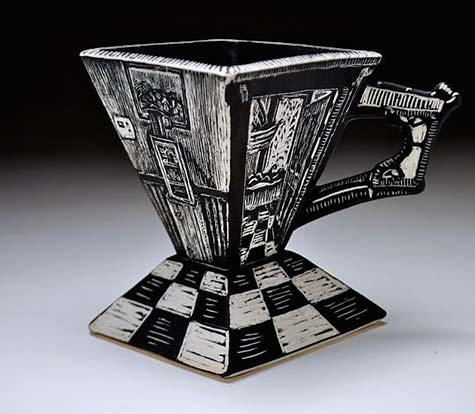 angular-sgraffito cup-Christopher-Theiss