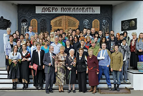 Abramtsevo students and veterans meet