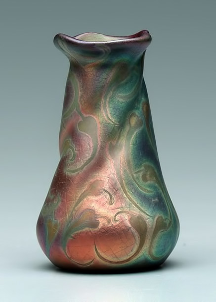 Weller Sicard lustre glaze vase