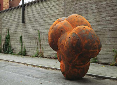Outdoor contemporary sculpture by Antony Gormley