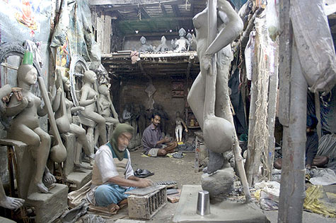 calcutta ceramic statue workshop