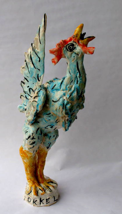 Michael Flynn ceramic rooster