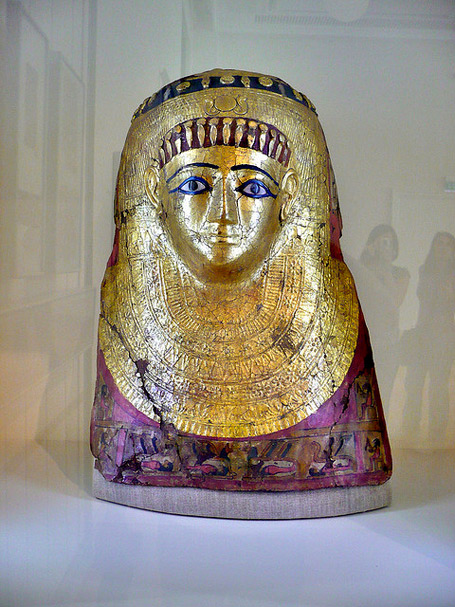 Altes Museum---Berlin,Germany egyptian bust