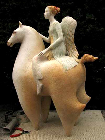 Cerámic figurine Margaret Wozniak