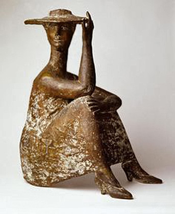 Harry-Kivijärvi-(Finnish-sculptor,-1931-2010)---Aurinkohattu-(Sun-Hat),-1959