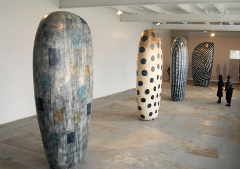 Dango sculpture installation - Jun Kaneko