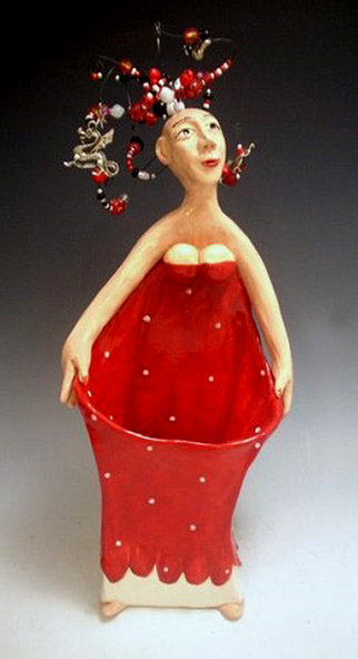 Justine Ferreri pottery figure