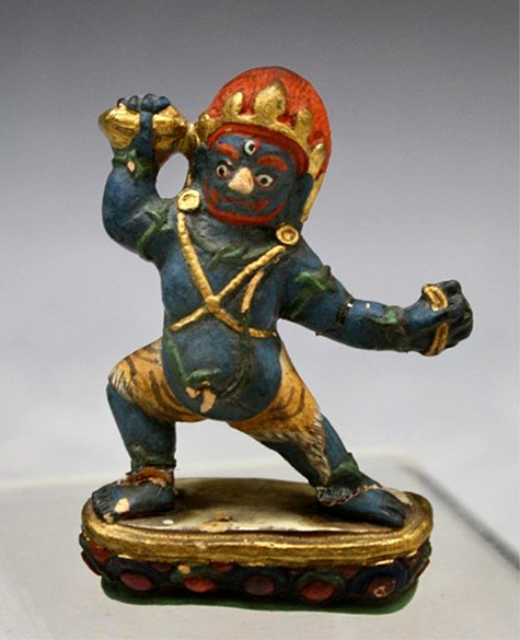 Mongolian Miniature Vajrapani figurine