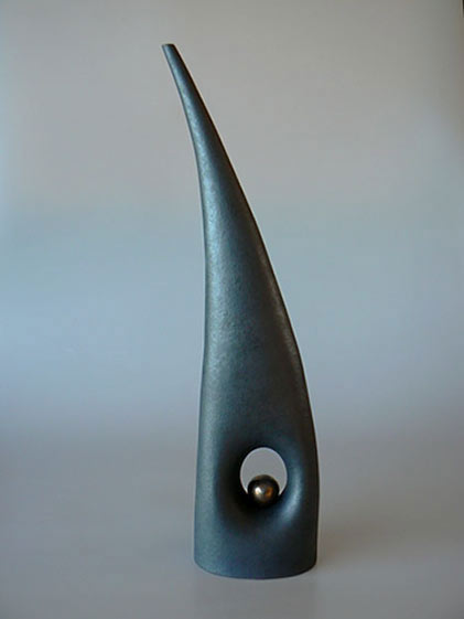 Rick Rudd sculpture teapot sleek lines