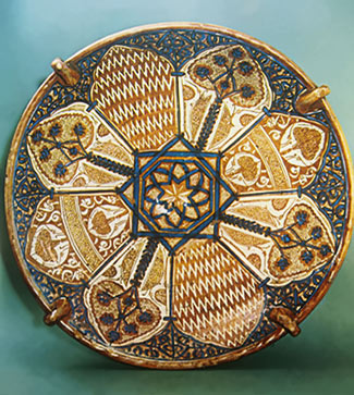 Moroccan-lustreware bowl