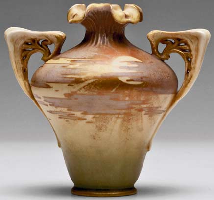 Amphora-Paul-Daschel twin handled vase