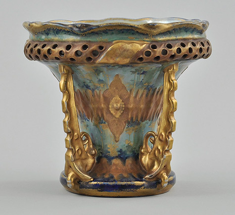Art Nouveau Amphora Porcelain