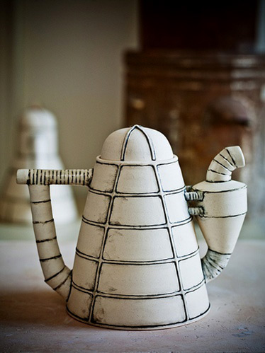 Christa Assad ceramic teapot