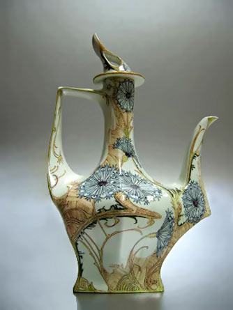 Porcelain Teapot Rozenburg