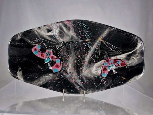 Marc-Bellaire-Mardi-Gras-Harlequins-Dish-MID-CENTURY-Pottery-hsbargaincity-ebay-Marc-Belliare-for-California--Pottery