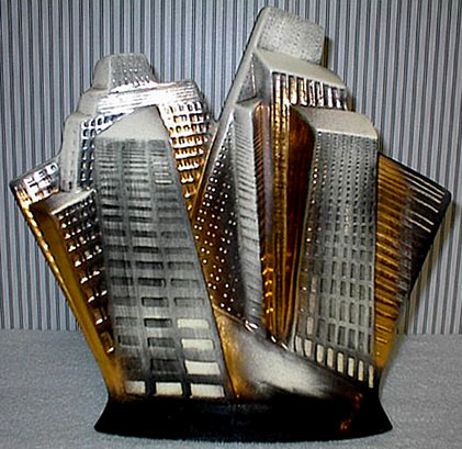 Hedi Schoop skyscrapers tv lamp