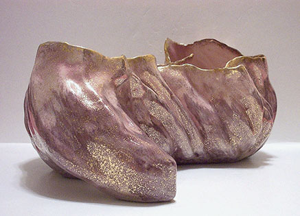 Heid Schoop folded ceramic vessel