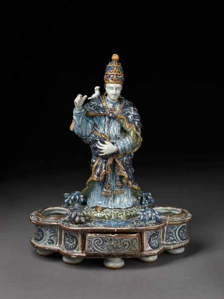 Bassano-del-Grappa,1710 ceramic Inkstand