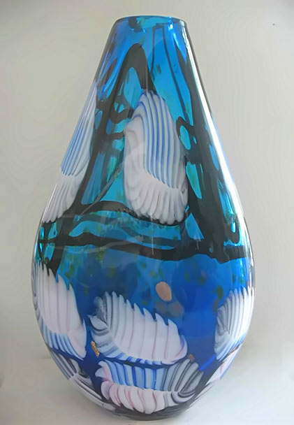 murano glass vase 2012