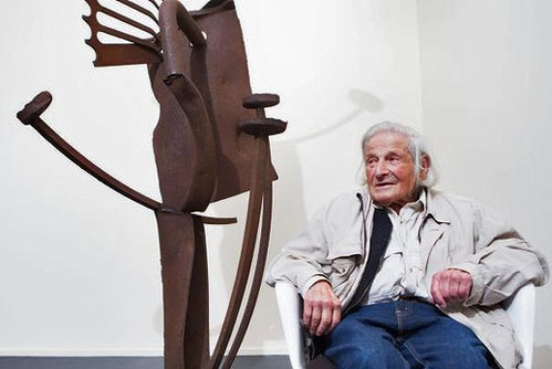 Edwin-Fabian centenarian abstract sculptor