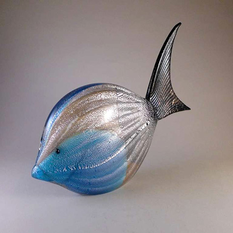 Murano Glass Fish Sculpture Talisman London