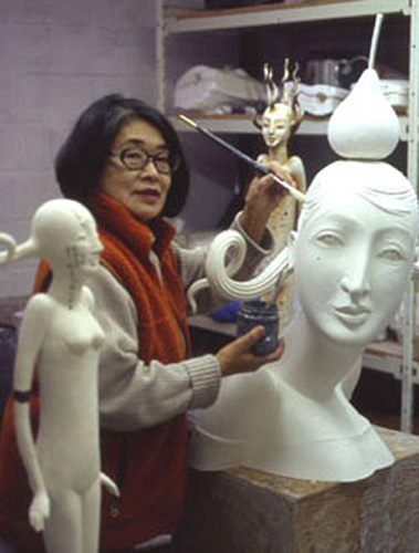 Patti-Warashina ceramic sculpure