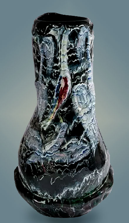 venice-san-polo-vase Monumental San Polo Ceramic-Vase by Otello Rosa