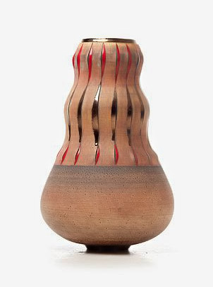 Stoneware-coiled-vase Andile Dyalvane