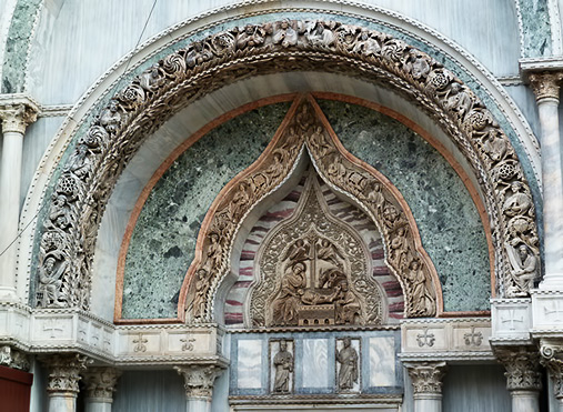 Venice,-Basilica di San Marco, north facade