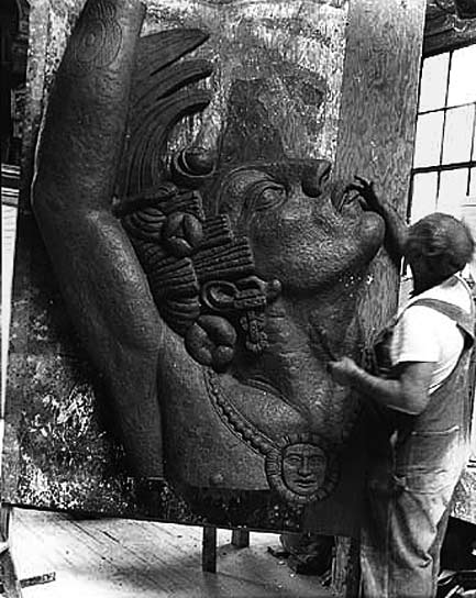 William-Zorach-in-his-studio-at-work-on-full-size-clay-model