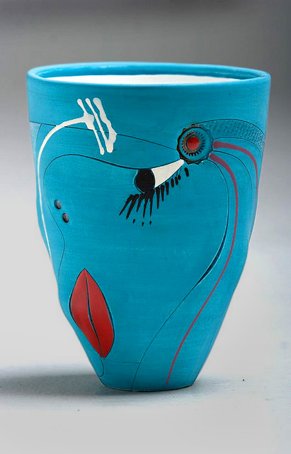 Africasso Conical Vase Majolandile Dyalvane Imiso ceramics