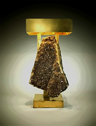 Chale Citrine crystals lamp