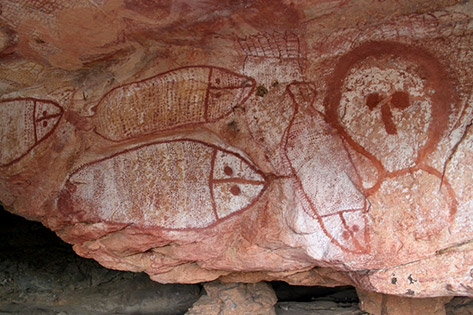 Bigge Island rock art by indigenous Australians