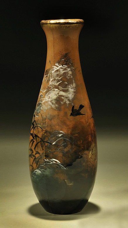 Matt Morgan Pottery Vase
