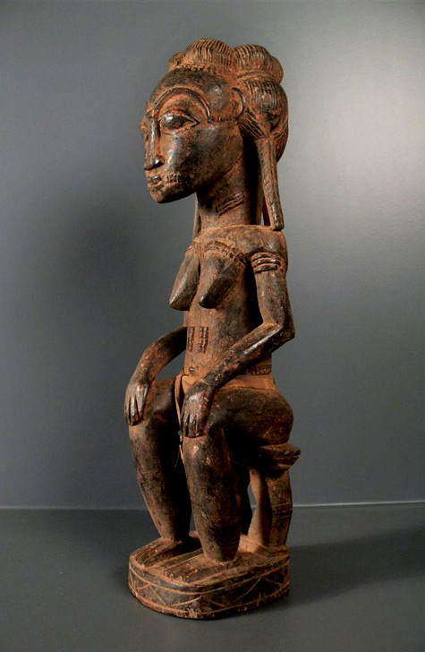 Statue-Baoulé-Bloblo-Bian---Côte-d'Ivoire