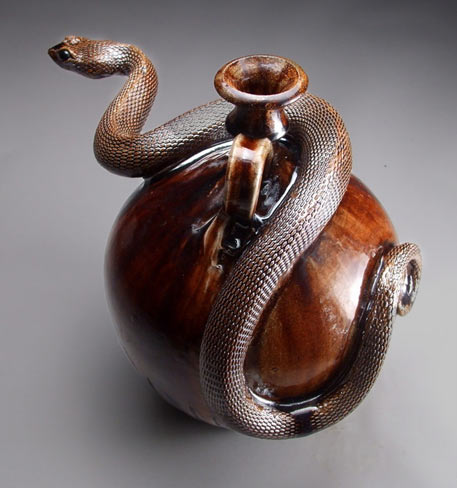 Mitchell Grafton Brown Snake jug