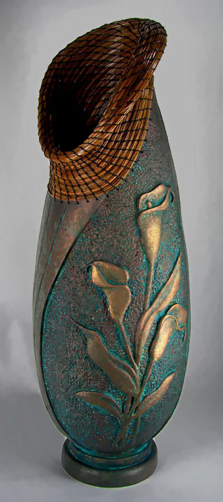 Judy Ritchie carved gourd